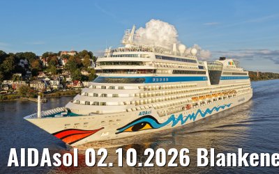 AIDAsol 02.10.2026 Blankenese