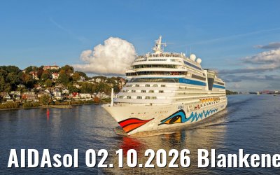 AIDAsol 02.10.2026 Blankenese