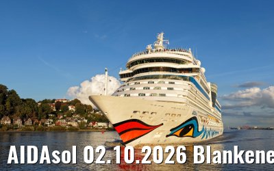 AIDAsol 02.10.2026 Blankenese