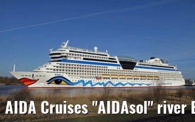 AIDA Cruises "AIDAsol" river Ems conveyance, 11 March 2011