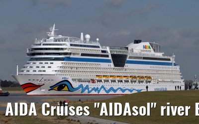 AIDA Cruises "AIDAsol" river Ems conveyance, 11 March 2011