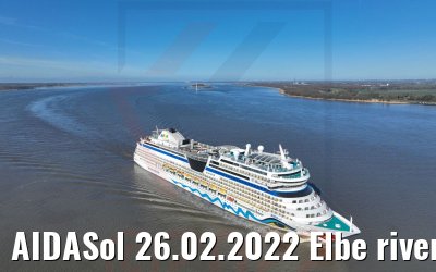 AIDASol 26.02.2022 Elbe river