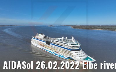 AIDASol 26.02.2022 Elbe river