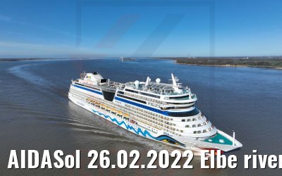AIDASol 26.02.2022 Elbe river