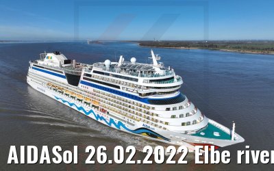 AIDASol 26.02.2022 Elbe river