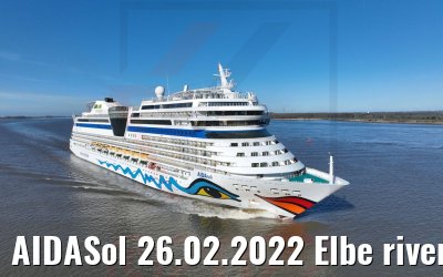 AIDASol 26.02.2022 Elbe river