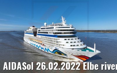 AIDASol 26.02.2022 Elbe river