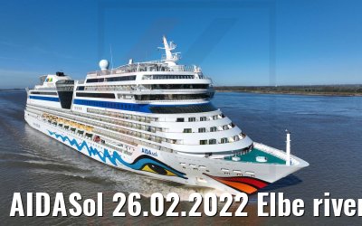 AIDASol 26.02.2022 Elbe river