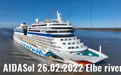 AIDASol 26.02.2022 Elbe river