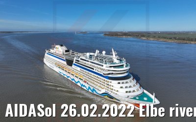 AIDASol 26.02.2022 Elbe river