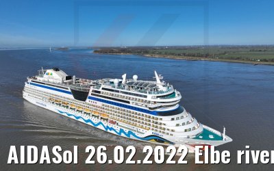 AIDASol 26.02.2022 Elbe river