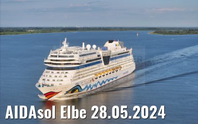 AIDAsol Elbe 28.05.2024