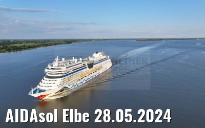 AIDAsol Elbe 28.05.2024