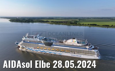 AIDAsol Elbe 28.05.2024
