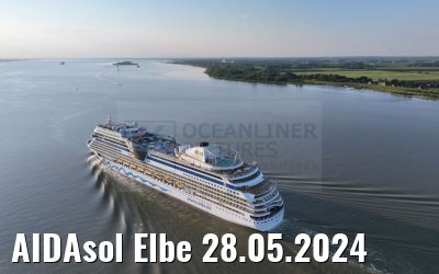 AIDAsol Elbe 28.05.2024