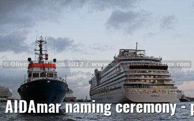 AIDAmar naming ceremony - port of Hamburg - 12th May 2012