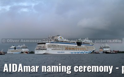 AIDAmar naming ceremony - port of Hamburg - 12th May 2012