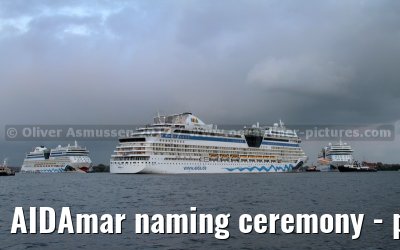 AIDAmar naming ceremony - port of Hamburg - 12th May 2012