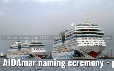 AIDAmar naming ceremony - port of Hamburg - 12th May 2012