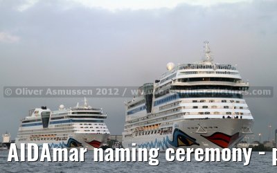 AIDAmar naming ceremony - port of Hamburg - 12th May 2012