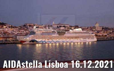 AIDAstella Lisboa 16.12.2021