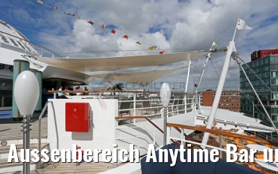 Aussenbereich Anytime Bar und Calypso Restaurant AIDAvita