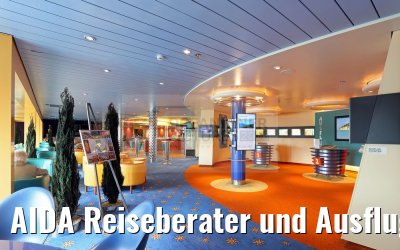 AIDA Reiseberater und Ausflug Counter AIDAvita