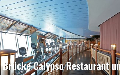 Brücke Calypso Restaurant und Body and Soul Sportbereich AIDAvita