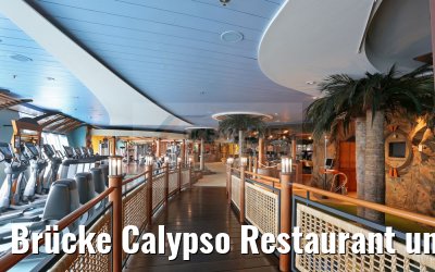 Brücke Calypso Restaurant und Body and Soul Sportbereich AIDAvita