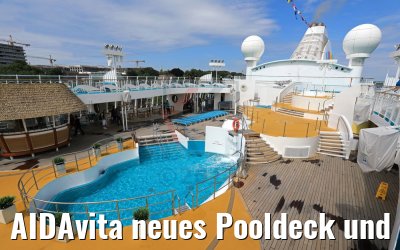 AIDAvita neues Pooldeck und neuer Pool