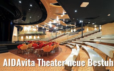 AIDAvita Theater neue Bestuhlung