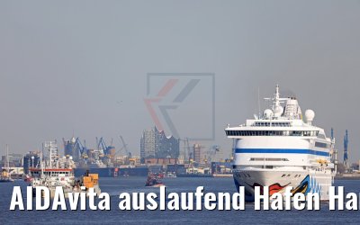 AIDAvita auslaufend Hafen Hamburg 24.03.2017