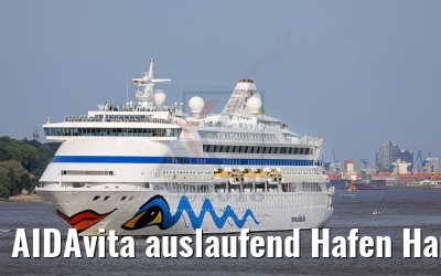 AIDAvita auslaufend Hafen Hamburg 25.05.2018