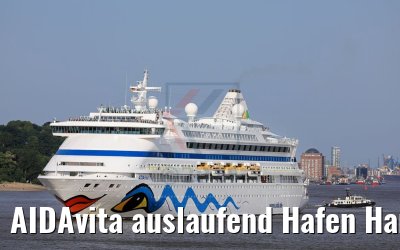 AIDAvita auslaufend Hafen Hamburg 25.05.2018