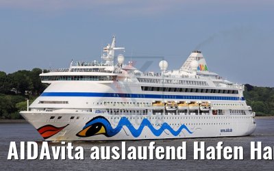 AIDAvita auslaufend Hafen Hamburg 25.05.2018
