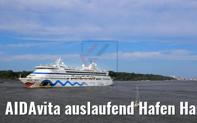 AIDAvita auslaufend Hafen Hamburg 25.05.2018