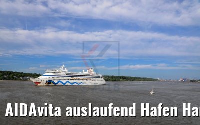 AIDAvita auslaufend Hafen Hamburg 25.05.2018