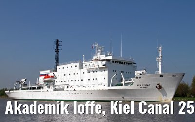 Akademik Ioffe, Kiel Canal 25. April 2014