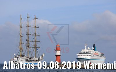 Albatros 09.08.2019 Warnemünde Ankunft