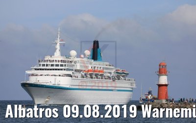 Albatros 09.08.2019 Warnemünde Ankunft