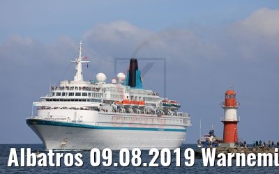 Albatros 09.08.2019 Warnemünde Ankunft