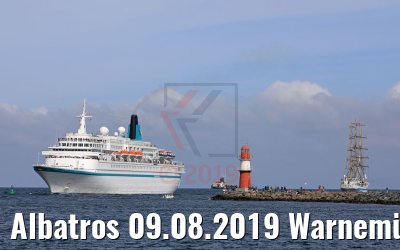Albatros 09.08.2019 Warnemünde Ankunft