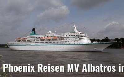 Phoenix Reisen MV Albatros inbound port of Hamburg, 10. May 2014