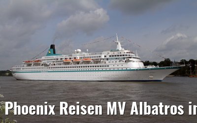 Phoenix Reisen MV Albatros inbound port of Hamburg, 10. May 2014