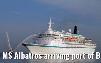MS Albatros arriving port of Bremerhaven, 29. July 2013