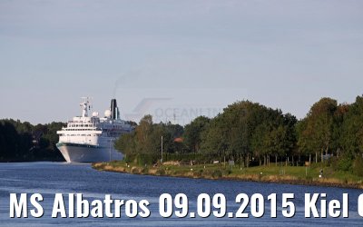 MS Albatros 09.09.2015 Kiel Canal transit
