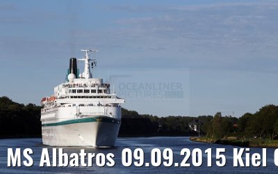 MS Albatros 09.09.2015 Kiel Canal transit