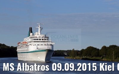 MS Albatros 09.09.2015 Kiel Canal transit