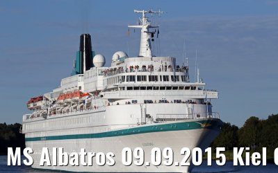 MS Albatros 09.09.2015 Kiel Canal transit