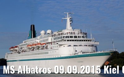 MS Albatros 09.09.2015 Kiel Canal transit